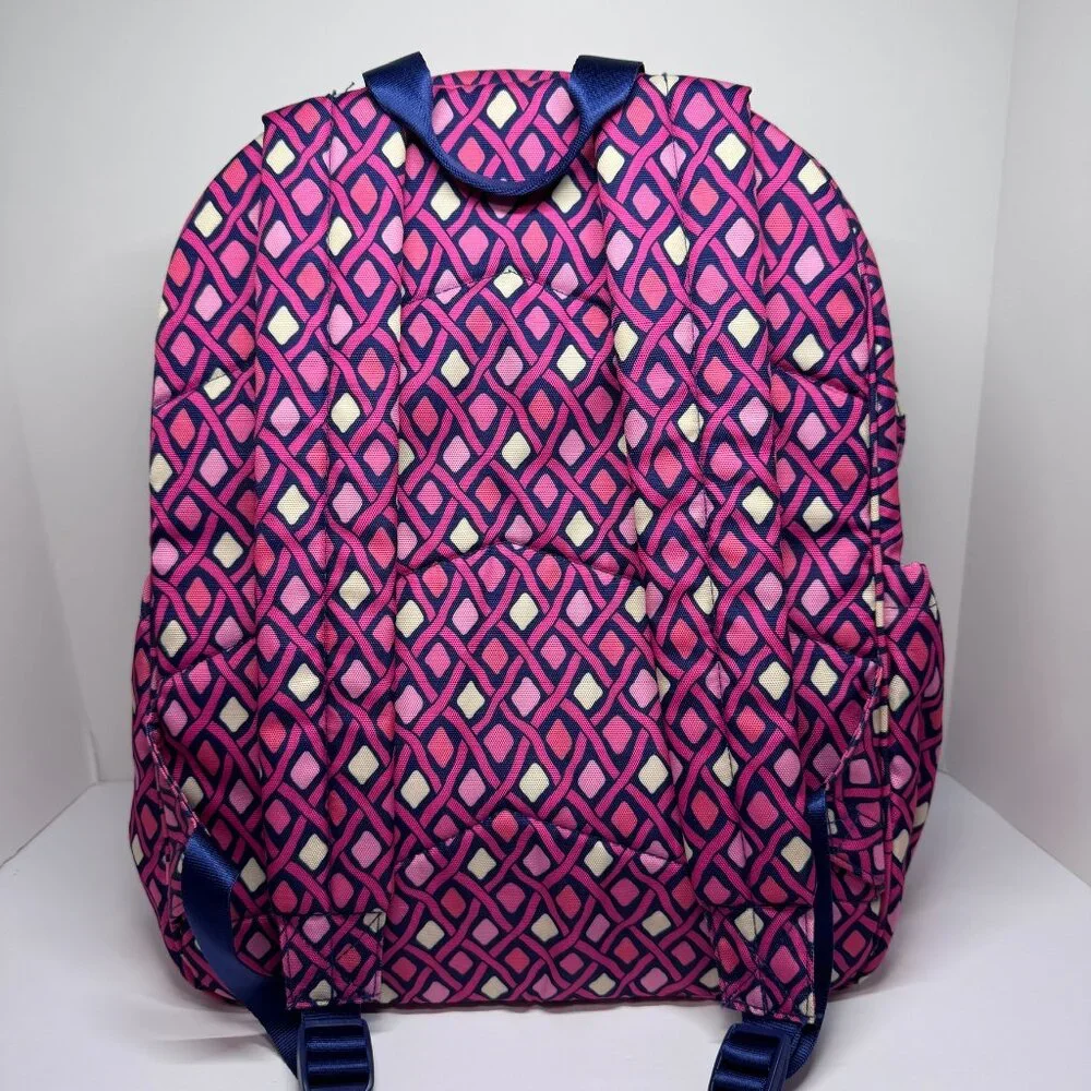Vera Bradley Katalina Pink Diamond Grande Backpack - Picture 5 of 16